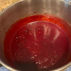So easy to make your own homemade cranberry sauce. I blend mine because I don’t like chunks of cranberries.  Personal preference.  Leave out until completely cooled then refrigerate.