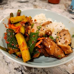 Served it with some chicken adobo and rice. Definitely better when you leave it for a bit. Gets less on your face spicy! 

Note: I added rice vinegar, and used korean fish sauce (different from thai fish sauce), and a bit of sesame oil) Delicious!