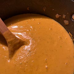 It is super thick added all the coconut cream and 14.5oz of broth.