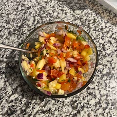 tastes great, didnt really bother with all the exact measurements