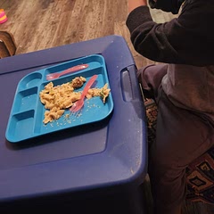 My toddler actually ate it!!!! I've been struggling with him eating lately.