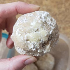 They were good, but drier than the typical mexican wedding cakes I make.