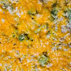 Made this recipe with sliced chicken and combined with brown rice so we are calling it unstuffed broccoli and cheese chicken. Needed to up the ingredients for the " stuffing " also added milk to make it more creamy. It's really good.