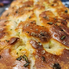 Tastes loverly, I topped with a wild garlic salt for a little extra