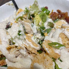 added parmesan crips and a little parmesan cheese