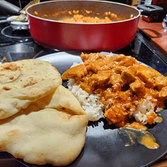 This is really easy to make. Hardest part is curing the chicken, that's it!
As far as spices go, the things I changed or did differently:
• 1/2 tsp of the Cayenne
• I didn't have fresh ginger so I used 1/2 tsp of the ground kind
• I didn't have cinnamon sticks so I used 1/2 tsp ground cinnamon
It's still a bit spicy but the rice and side of Naan bread helped mellow it out a bit.
I liked it but my husband did not.