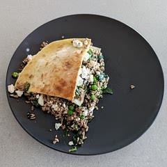 Delicious! I added peas for extra veg and served with mint jelly (and leftover salad from last night) ... It was uniquely tasty, felt like we were at a Lebanese restaurant!