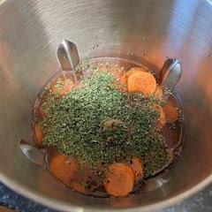 Done in the soup maker, added 1 sweet potato and 1 red potato, rather than what the recipe states, also only added 800ml of chicken stock. Was lovely