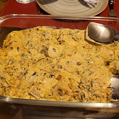 Excellent recipe! Fairly easy to make, very tasty and yields many servings. It's very rich though, so be aware (not that the ingredients aren't a tipoff).