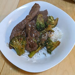 didn't have chicken broth so used a beef bouillon cube, and I wish I would have omitted the salt. added Sriracha. would make again and add green onion for garnish. we served over a bed of rice.