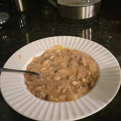 I needed to make this for a recipe that called for condensed cream of mushroom soup, so I boiled it for about 5 minutes longer with a slurry of flour and water and it turned out great!