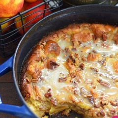 Delicious. Easy to prepare in your cast iron skillet. 
Maybe even a holiday breakfast treat!!