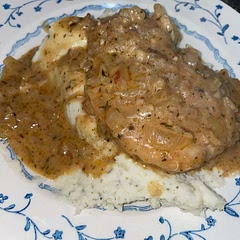 Sooo yummy! Didn’t change anything. I did serve it over garlic, parm and herb mashed potatoes. May use less onion next time.