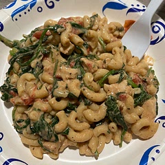 Added creole and lots of garlic powder and onion powder and paprika. Good concept, not enough flavor