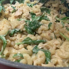 Definitely need to add some more seasoning to it but besides that it was great. I added some spinach and tuna to make it full meal