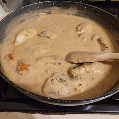 The only thing I changed was low fat creme fraiche   instead of double cream to keep the fat level down a little.