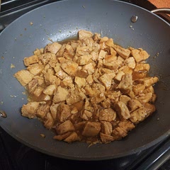 It's was very good, but didn't want to fry, so I cooked then squared the chicken and added the sauce. It wasn't enough for the servings size so I doubled the sauce and added a little bit of cornstarch to thicken the sauce.