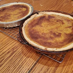 I doubled the recipe and it made enough for 3 pies.