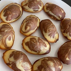 Easy to make! To improve the marbling I added each of the two batters into their own piping bag so I could easily pour the batter out