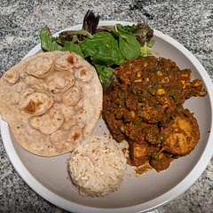 Delicious. I added chicken before the mushrooms and corn with the carrots.