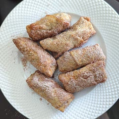 I used a deep fryer instead of frying them on the stove and it still came out great and it actually made 13 egg roll wraps for me