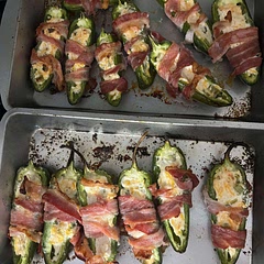 Added some green onions to the cream cheese filling