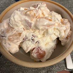I think I would  use less sour cream, next time and maybe more pecans and some additional fruit.