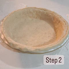 This crust was easy to make and the recipe was simple to follow. It was my first pie but everyone agreed it was delicious 