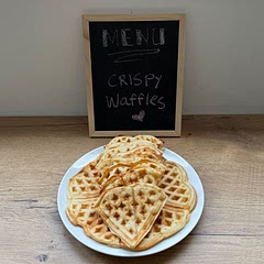 Had to test my new waffle maker for our Housewarming Brunch with my family. Recipe is a bit salty for my liking. I will adjust sugar to 1.5 tbsp and mix buttermilk with regular milk this weekend and hopefully it turns out perfect 😅🙏