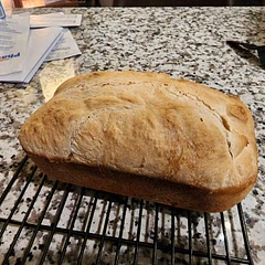 It's easy to make!  However, the crumb has a weird flavor without the butter.