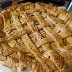 My family devoured this pie! The crust was amazing. NOTE: I baked only for 45 minutes. I think an hour would be way too long