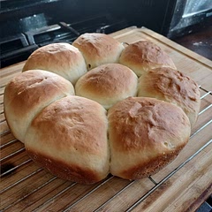 after making the bread I put it in the fridge overnight so I would have fresh bread in the morning. bring it up to room temp to proof in a warm spot. took about 2 hours from cold to proofed. soft and delicious and amazing. doesn't really taste like coconut. 10 out of 10!