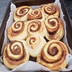 So good! The rolls came out soft and moist, just enough sugar and cinnamon. The frosting was great, too, but you can eat these without the icing. The recipe is simple, just time consuming, but well worth it! Great for special occasion!