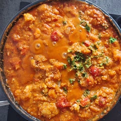 Perfect lunch with lots of left overs for the week. Creamy and comforting. I followed the recipe exactly. I love the garlic taste !