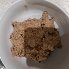 Got to be honest!! I left the skin of the aubergine on, so it's more of a browny grey colour. It still taste just as nice but aesthetically it looks naff.  Will try it again.