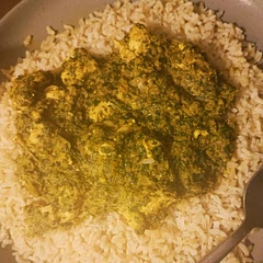 This was really nice, despite all the herbs and spices it's not overwhelming and has quite a mild heat, although it builds up as you eat. I did add seasoning to the chicken before cooking and a bit more after it was all cooked to suit my taste.