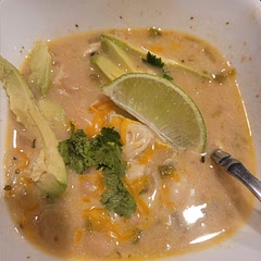 I added two dollops of sour cream at the end to the chili.  It was amazing!