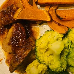 Omg this was beautiful!!!! Sweet and spicy, the meat was soft and juicy, just delicious