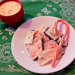 Let the chocolate only partially set, the layers will separate otherwise