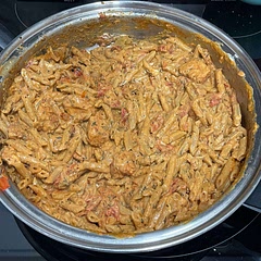 Would make again! I was worried in the first couple steps that there was too much seasoning when I mixed it with the chicken, but turned out to be the perfect amount. Wasn’t overly spicy- good medium level heat. Chicken was very tender.