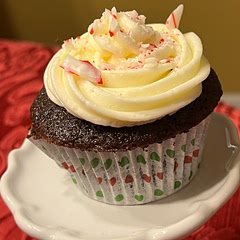 I made this without the coffee since I don’t like coffee and it’s wonderful! The flavor of both the cupcakes and frosting is mint but not overpowering - it reminds me of a mint chocolate cookie. The frosting is light and creamy. I used some crushed candy canes as garnish. Will be making for Christmas this year.