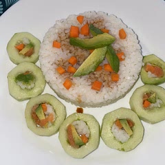 Honestly was a bit hard to fill the cucumber, but it was worth it