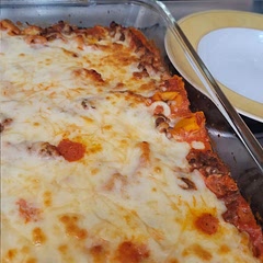Made some changes: 
- half ricotta, half cream cheese
- added about 2 tbsp pasta water
- used tomato passata and tomato paste with same spices as called for in the ground beef