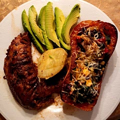 I prepared this without sausage and added smoked paprika and black beans. It was my side with turkey wings for Thanksgiving. It was Amazing!!...definitely a keeper.