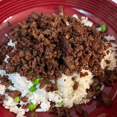 Added peas to the rice, and watched the brown sugar based on the comments! I loved it!