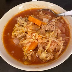 Made with ground chicken instead and shortcut used coleslaw mix, turned out great!