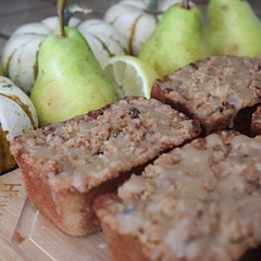 spiced pear loaf