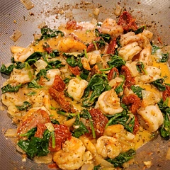 This was a lot better than I had anticipated. My sauce was a little thin because we only had skim milk but still very good. I used half the red pepper but it was still a little too spicy for my taste. I'll omit it next time.