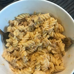 When I make this again I will put it in a dish add some extra cheese on top and bake it in the oven and make it a delicious pasta bake.