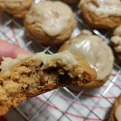 I would dip the cookies in the frosting next time.